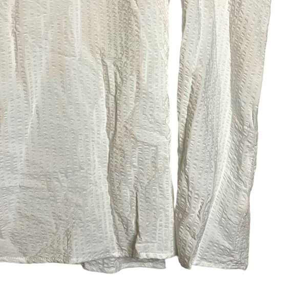 Michael Michael Kors White Textured Halter Neck Cold Shoulder Top Extra Large XL - Picture 10 of 16